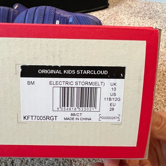 Hunter Original Kids Starcloud boots in Electric Storm - Picture 15 of 16